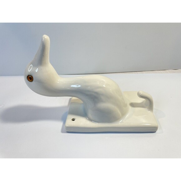 Ceramic Duck Goose Head Towel Holder Hanger Country Wall Hanger Hook Farmhouse - Picture 6 of 11